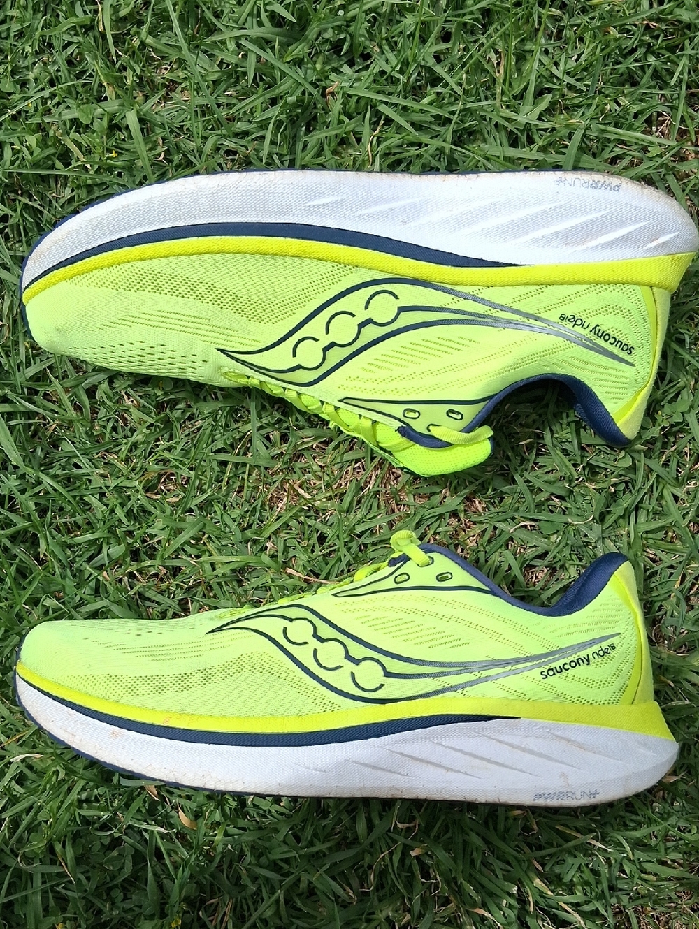 Saucony Ride 18 Men's Vibrant Yellow Athletic Shoes